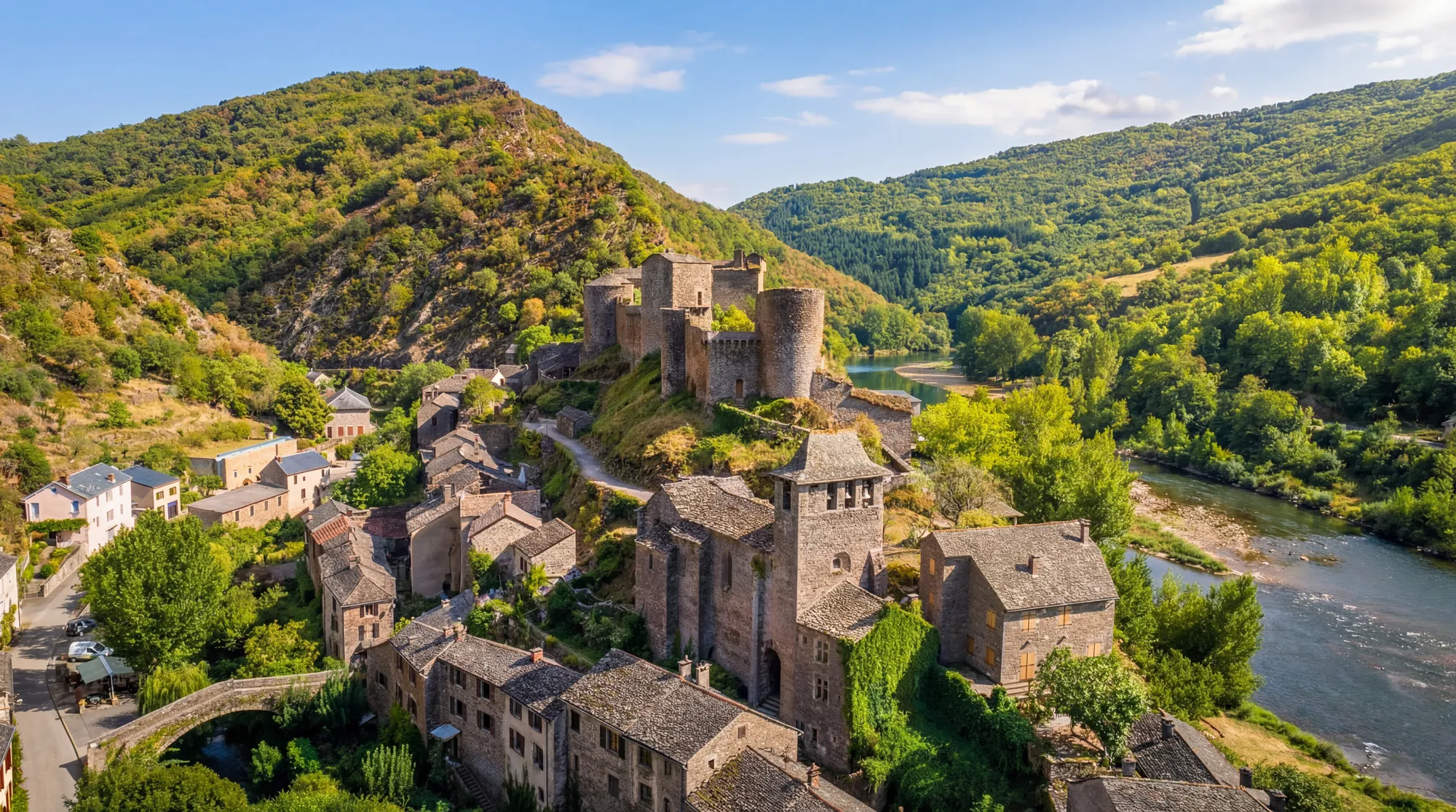 Village médiéval de Brousse-le-Château, Plus Beau Village de France